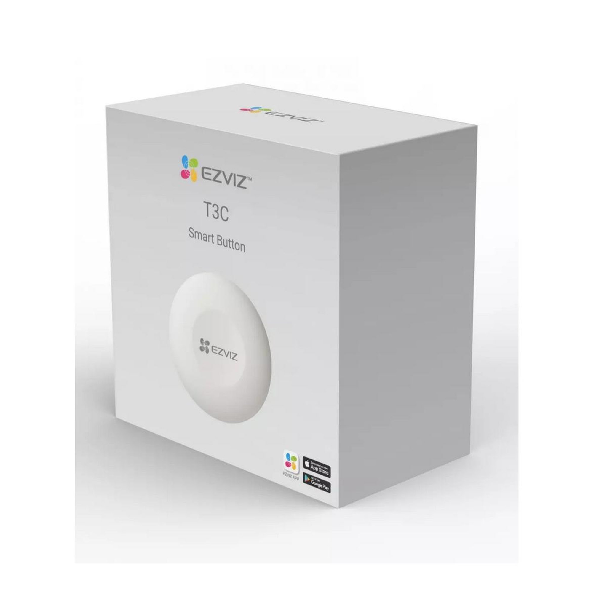 Voir la diapositive 2 : EZVIZ Télecommande bouton sans fil blanc - t3c