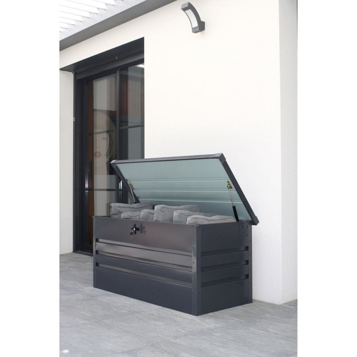 City Garden Coffre de jardin - Anthracite - 350L