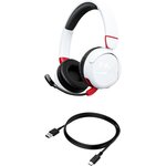 HyperX Casque gamer Cloud Mini Wireless Blanc