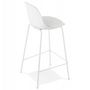Voir la diapositive 4 : Paris Prix Tabouret de Bar Industriel  Sidon  87cm Blanc