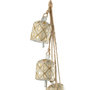 Voir la diapositive 2 : Paris Prix Suspension de Noël Perlée  7 Cloches  45cm Doré