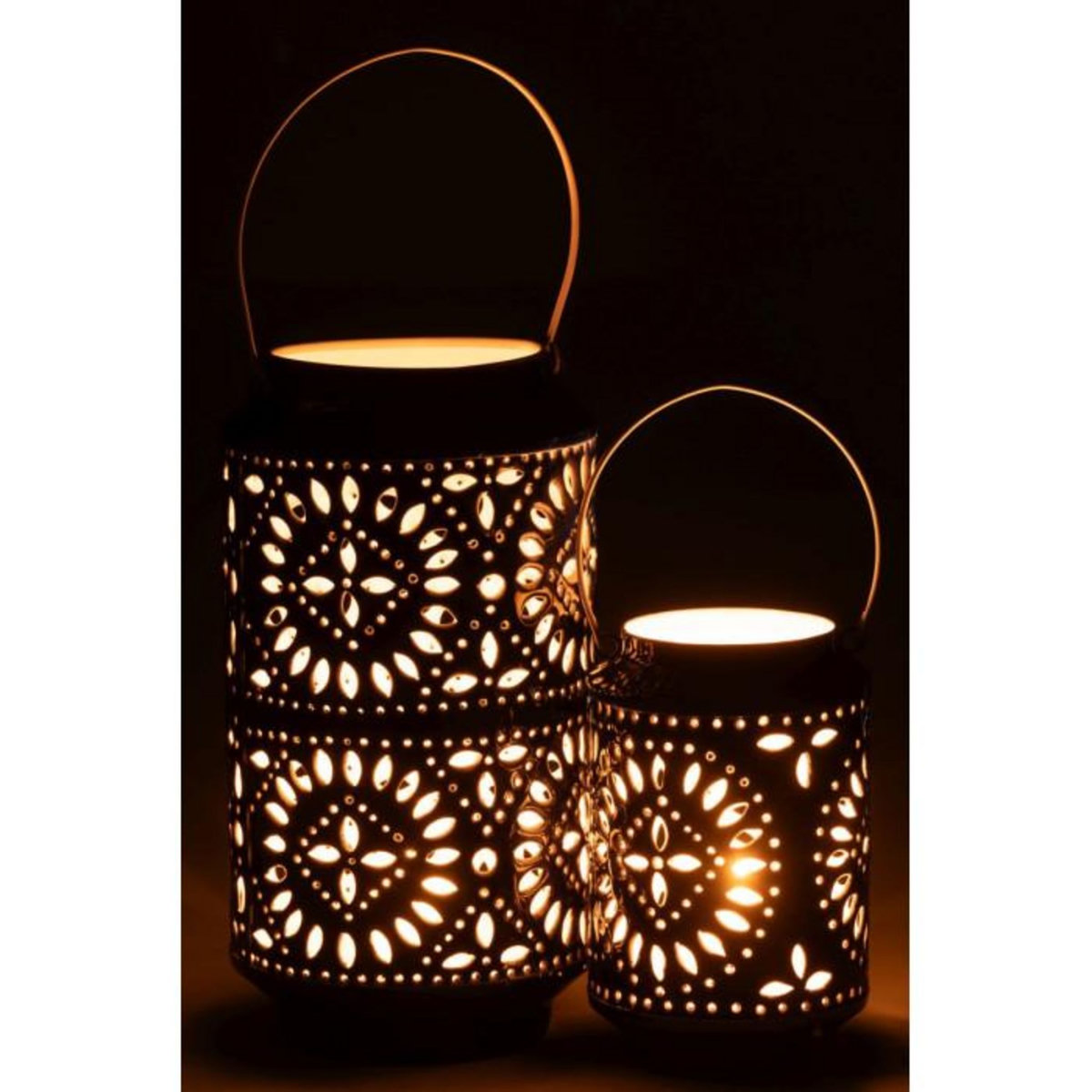 Paris Prix Lanterne Ajourée en Métal  Nag  33cm Bleu