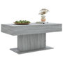 Voir la diapositive 4 : VIDAXL Table basse Sonoma gris 96x50x45 cm Bois d'ingenierie