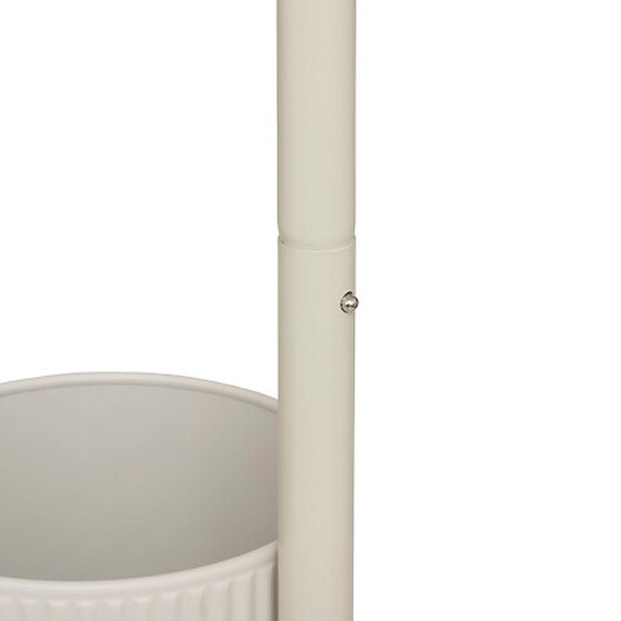 Voir la diapositive 3 : FIVE Dérouleur avec réserve pour papier toilette onyx - beige