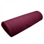 VIVEZEN Drap housse de protection en éponge pour coussin demi-rond 66 cm x 22 cm x 12 cm de table de massage - Prune