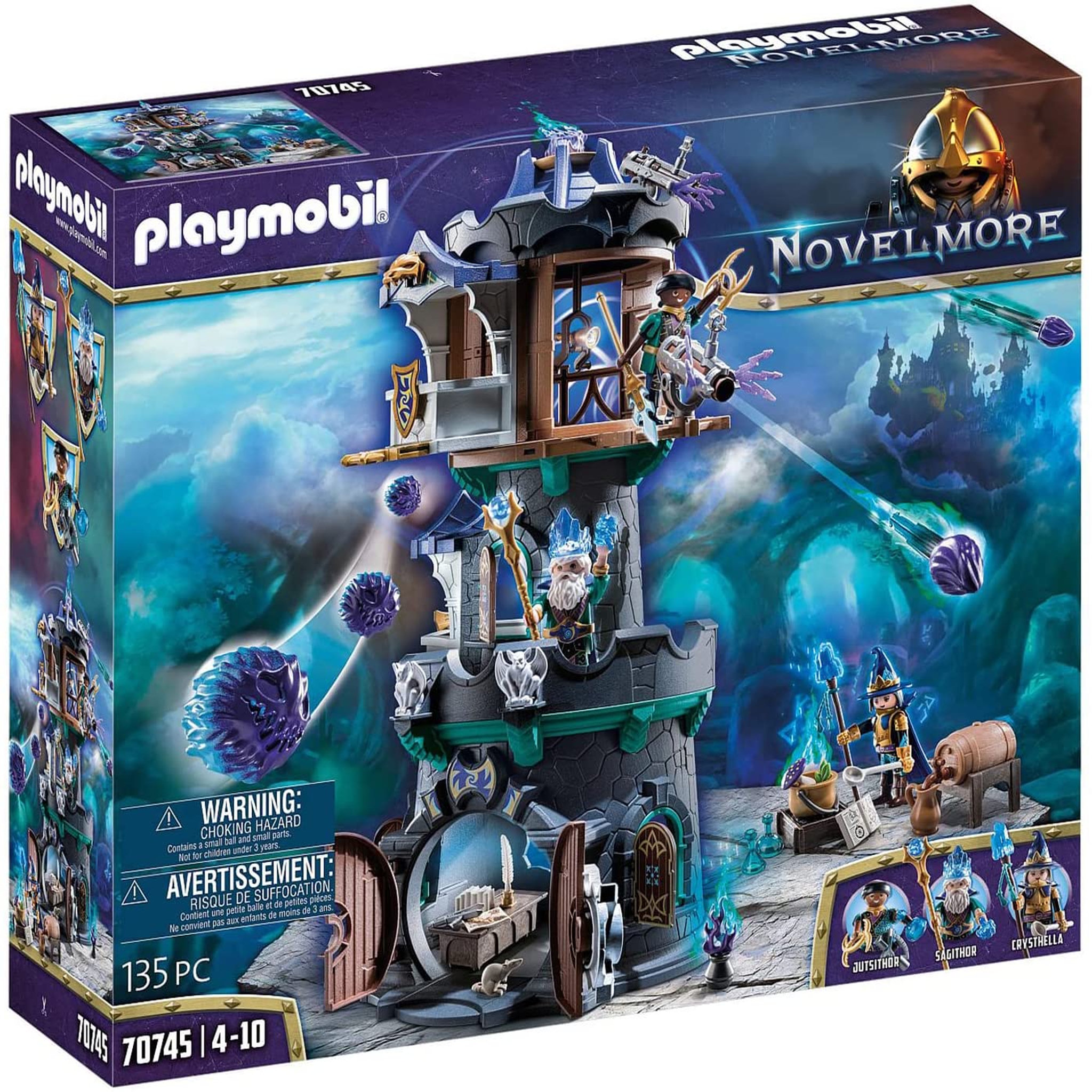 PLAYMOBIL 70745 Novelmore Violet Vale - Tour des magiciens