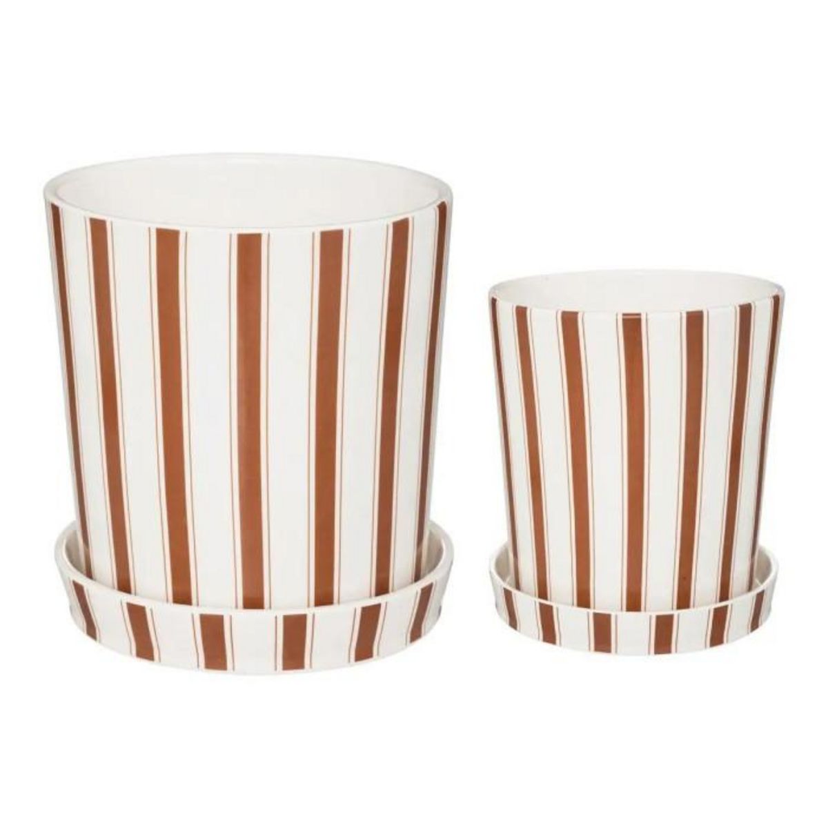 ATMOSPHERA Lot de 2 Cache-Pots Design  Rivi  25cm Multicolore