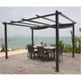 Voir la diapositive 4 : MARKET24 Pergola en aluminium CORDOBA - Gris - 4 x 3 m