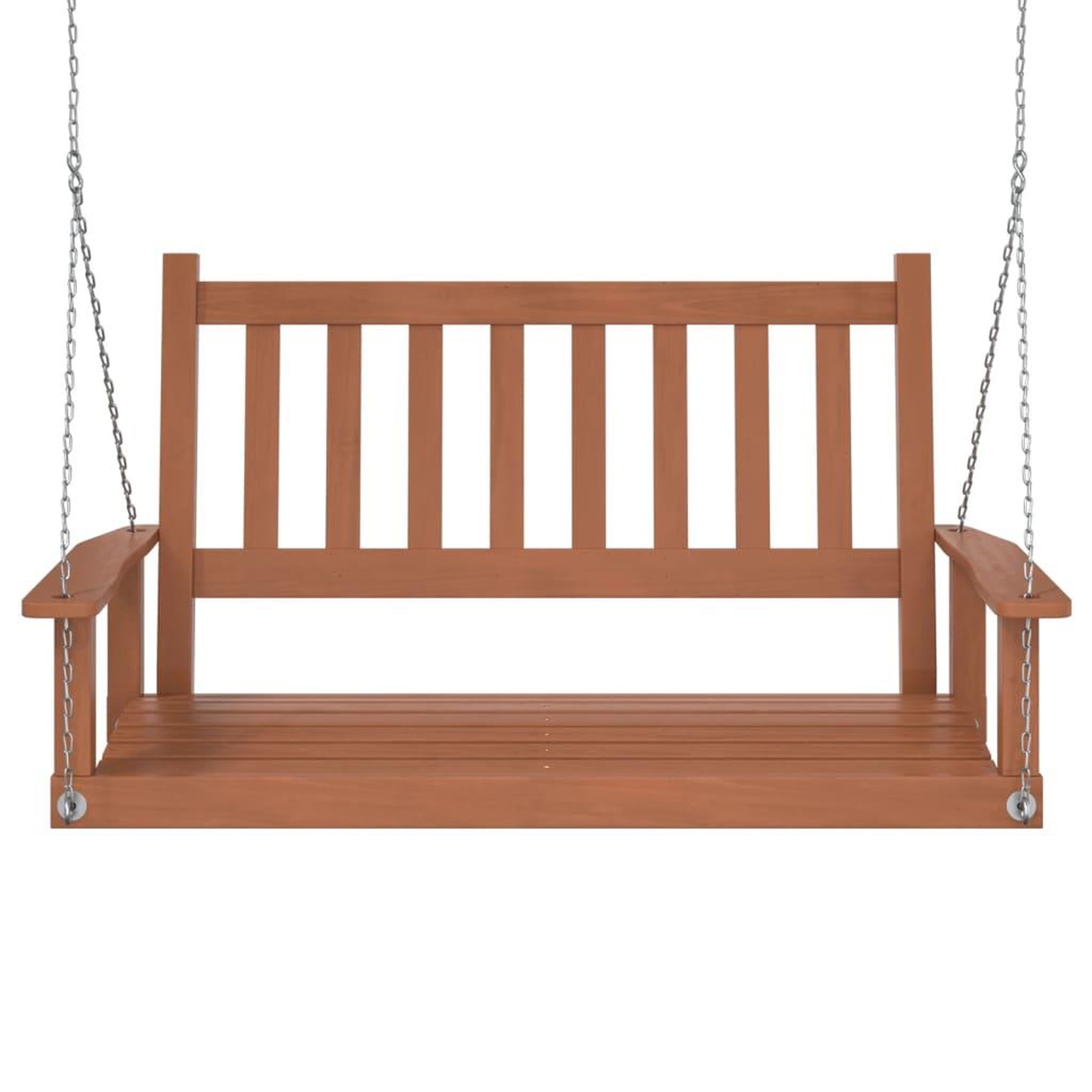 Voir la diapositive 4 : VIDAXL Banc de balançoire de jardin chaînes en metal bois massif sapin