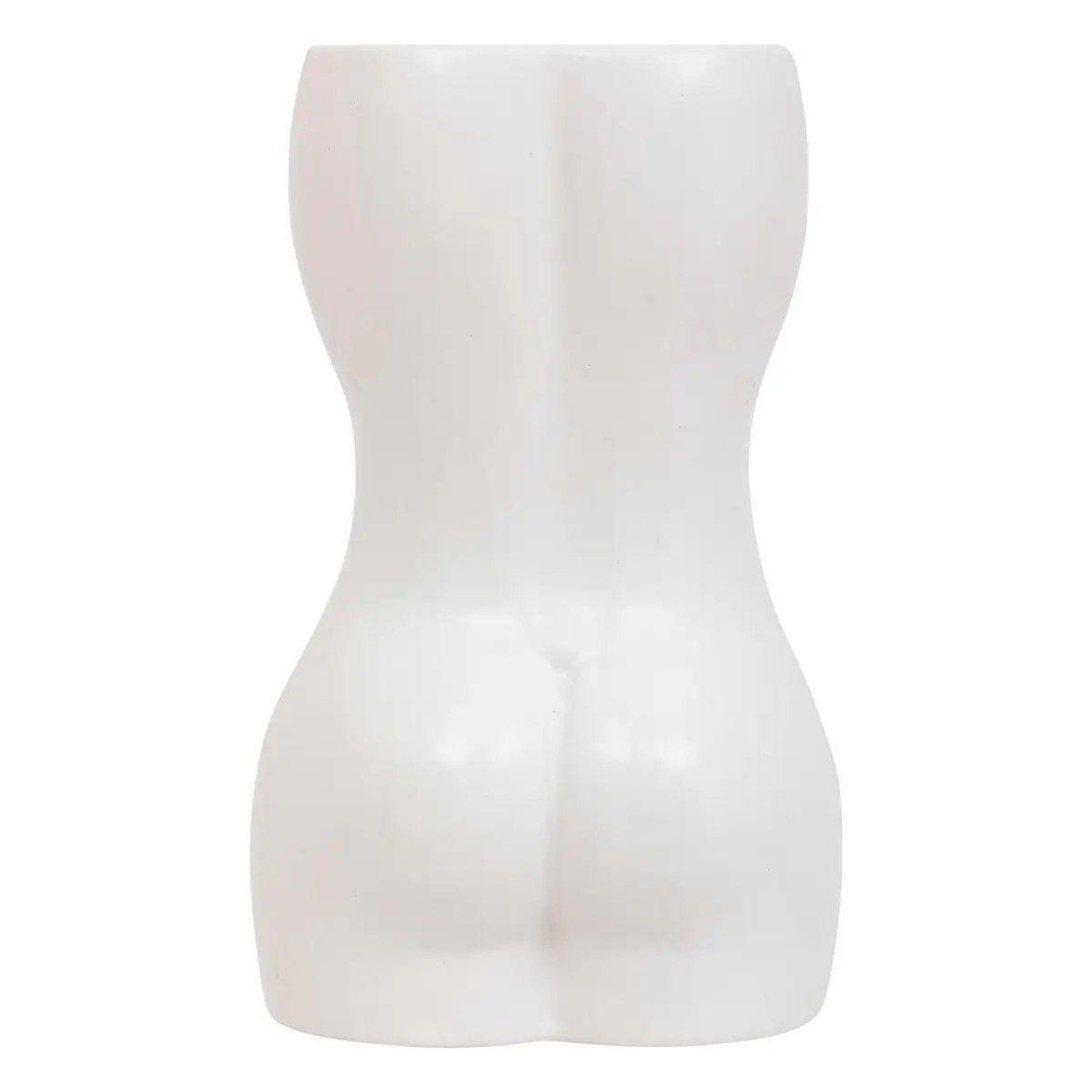 Voir la diapositive 4 : ATMOSPHERA Vase design corps  soleya  17cm blanc