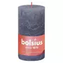BOLSIUS Bolsius Bougies pilier rustiques Shine 4 pcs 130x68 mm Bleu crepuscule