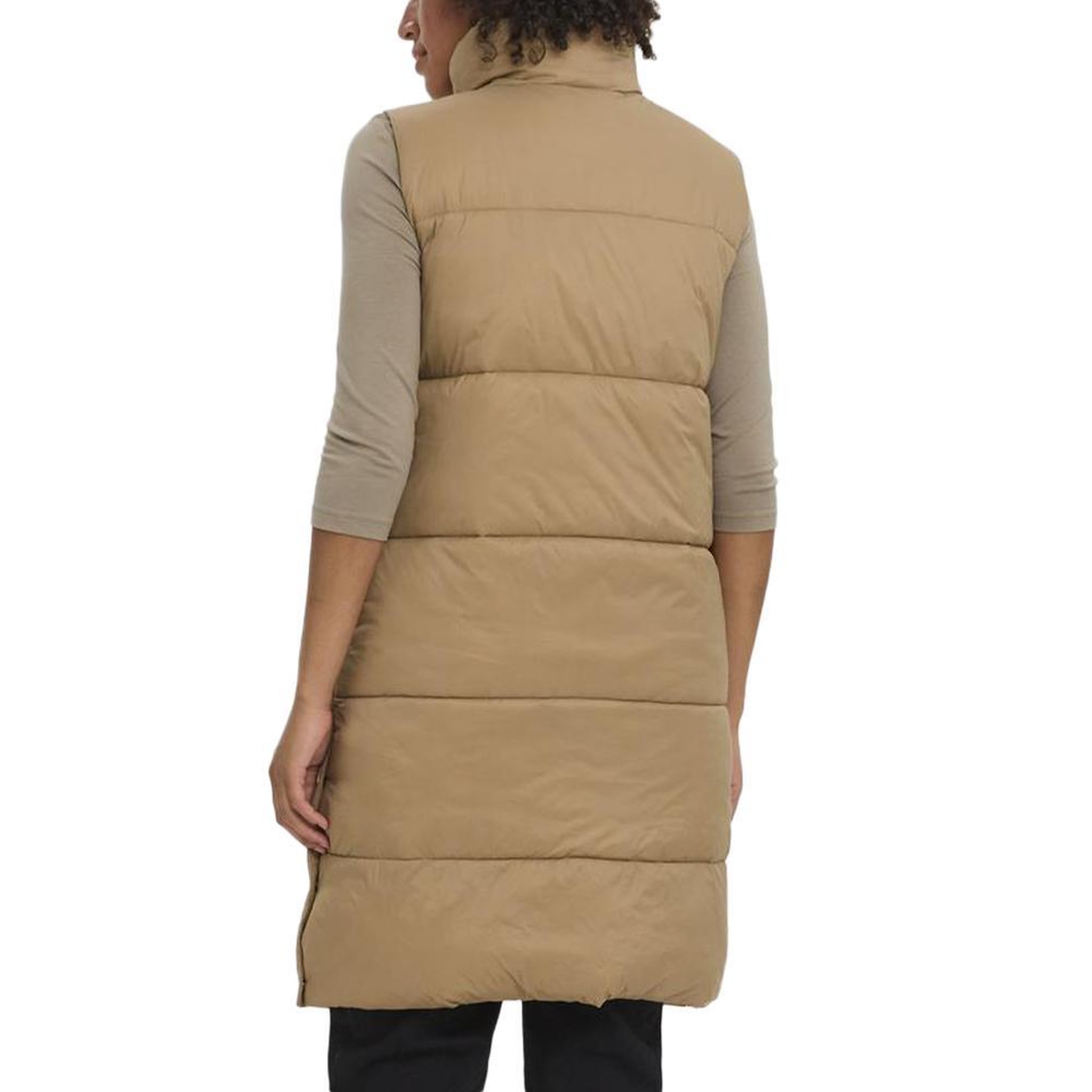 Voir la diapositive 2 : Vero Moda Doudoune sans manche Marron Femme Vero Moda Muppsala