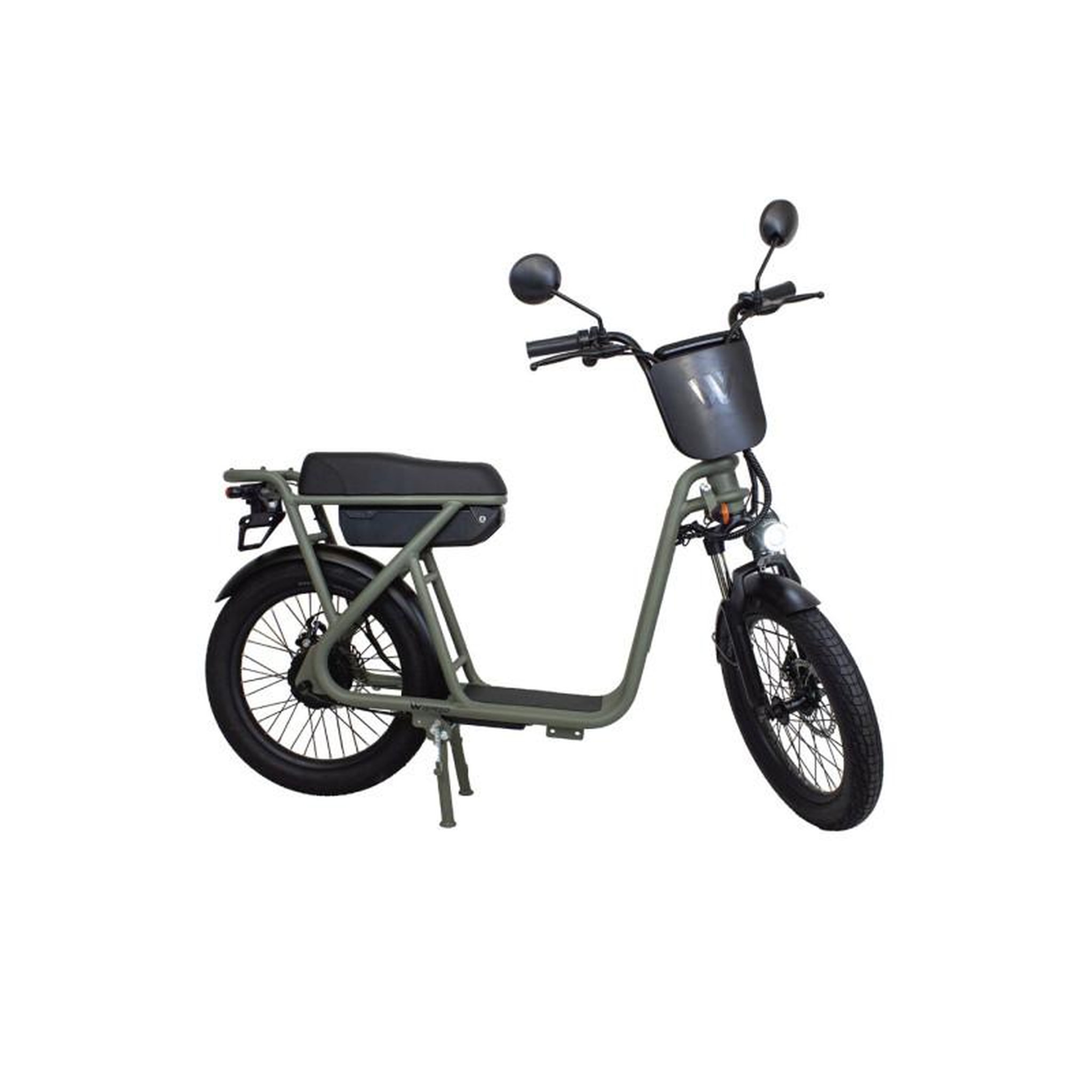 Voir la diapositive 1 : WISPEED Draisienne électrique Wispeed Cyclomobile léger homologué route 20 36V14Ah KAKI