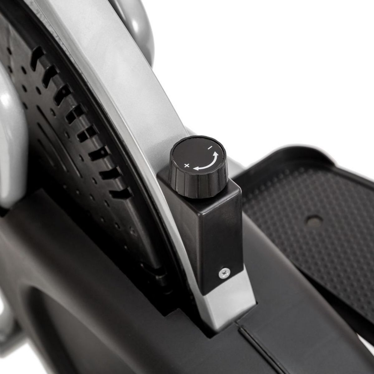 tectake Vélo elliptique avec écran lCD, cross trainer, home trainer 2-en-1 réglable noir