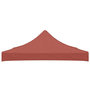 Voir la diapositive 3 : VIDAXL Toit de tente de reception 3x3 m Terre cuite 270 g/m^2