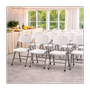 Voir la diapositive 5 : KZ GARDEN Lot de 4 Chaises pliantes blanches Plastique renforcé Chaise d'appoint Intérieur/Extérieur Jardin Réception KZGarden