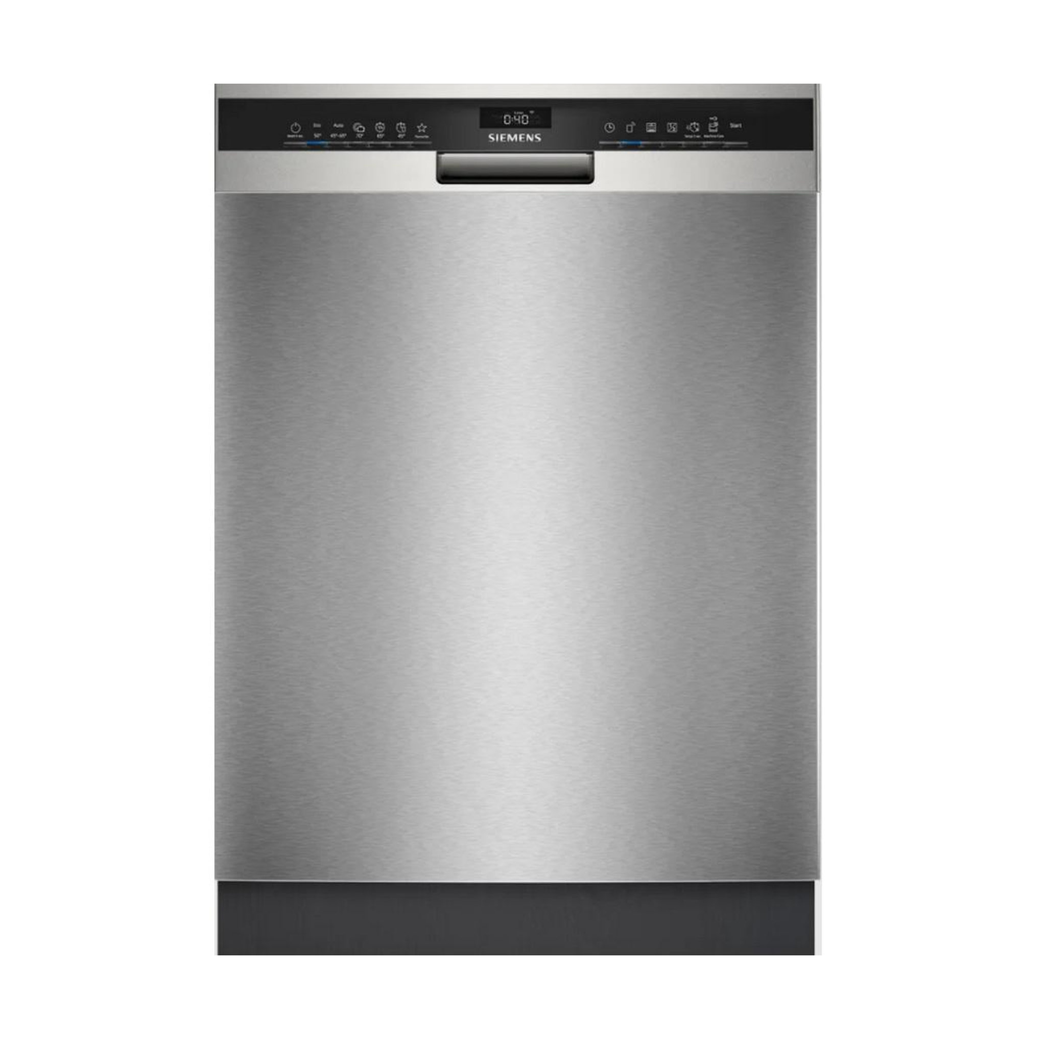 Siemens Lave-vaisselle 60cm 14couverts 42db intégrable sous plan acier brossé - sn43hi01ms