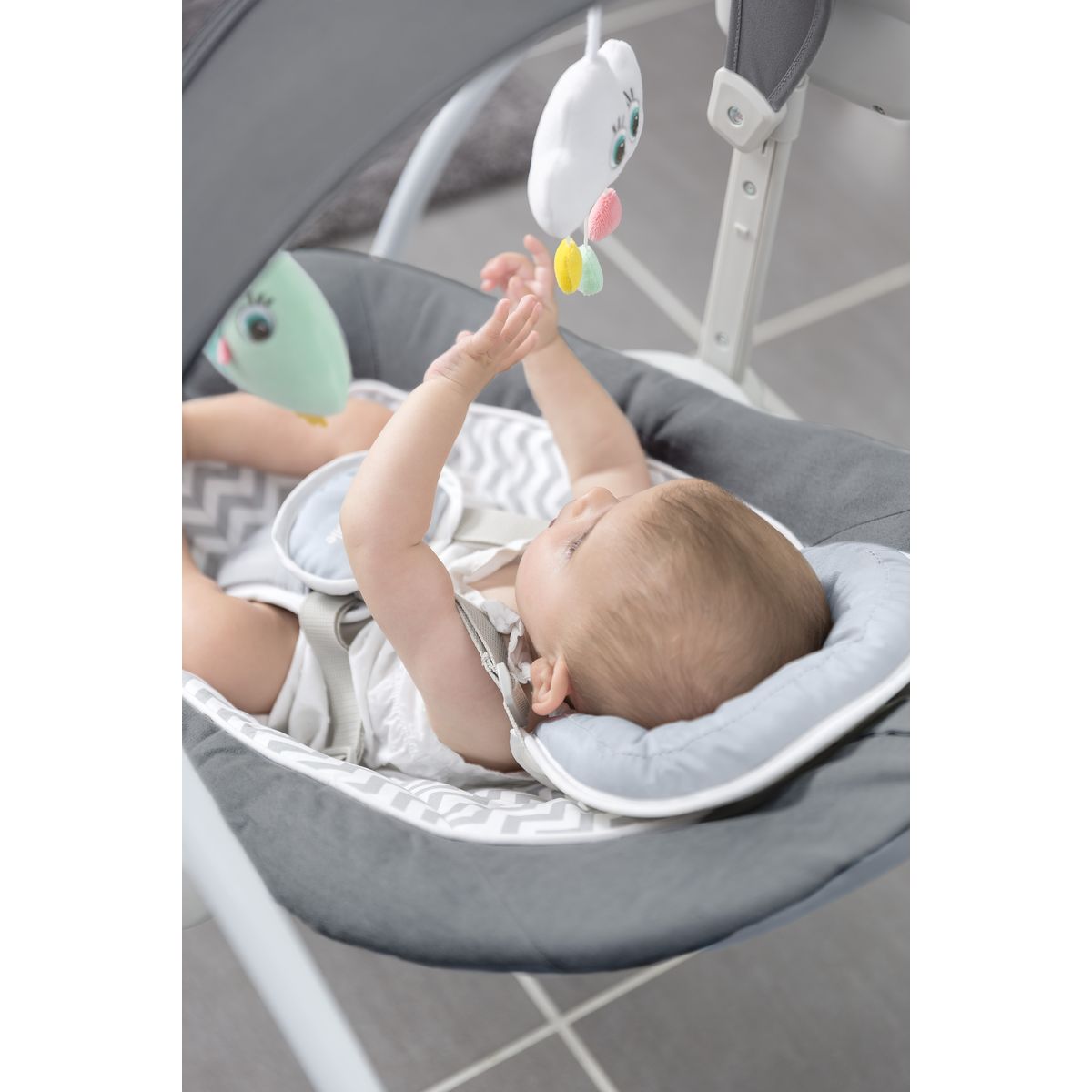 BADABULLE Transat balancelle Confort gris