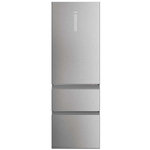 HAIER Réfrigérateur combiné 60cm 360l nofrost, inox - HTW5618DNMG