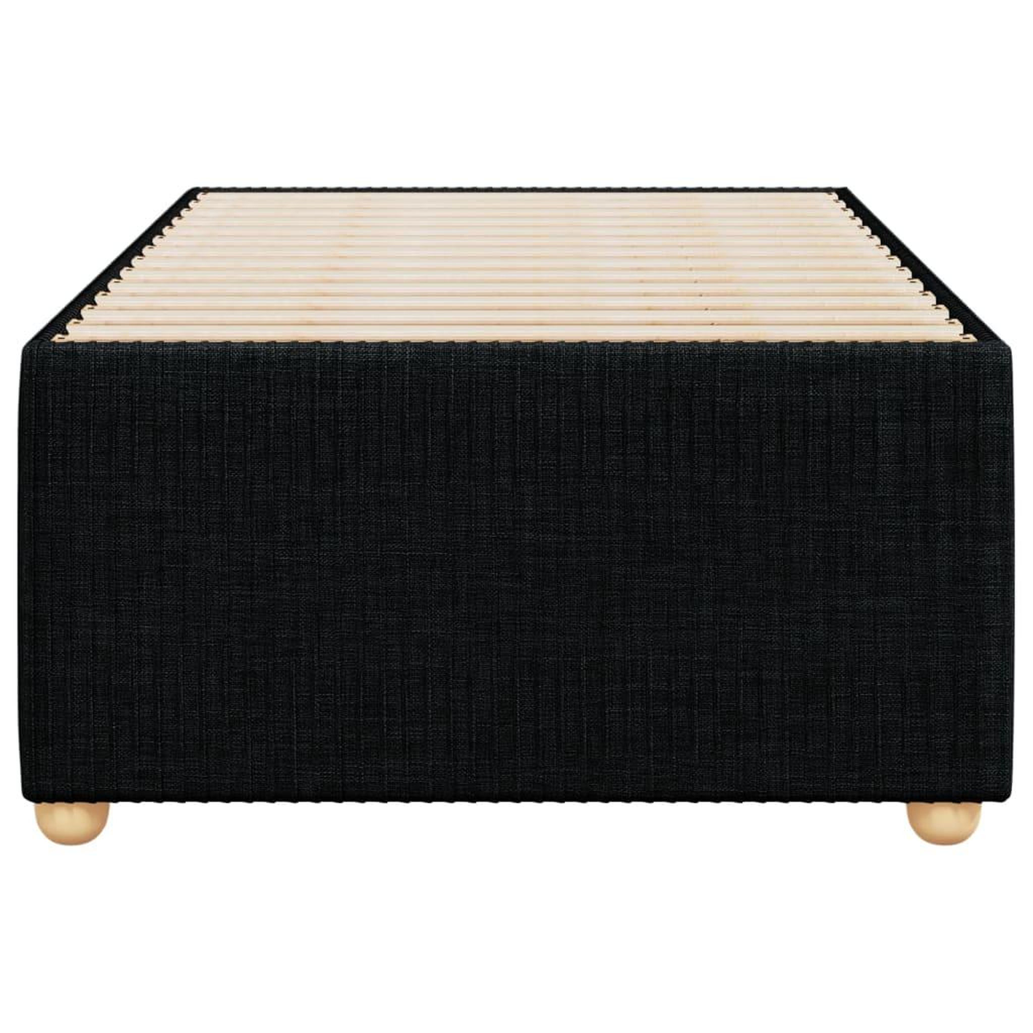 Voir la diapositive 4 : VIDAXL Cadre de lit sans matelas noir 80x200 cm tissu