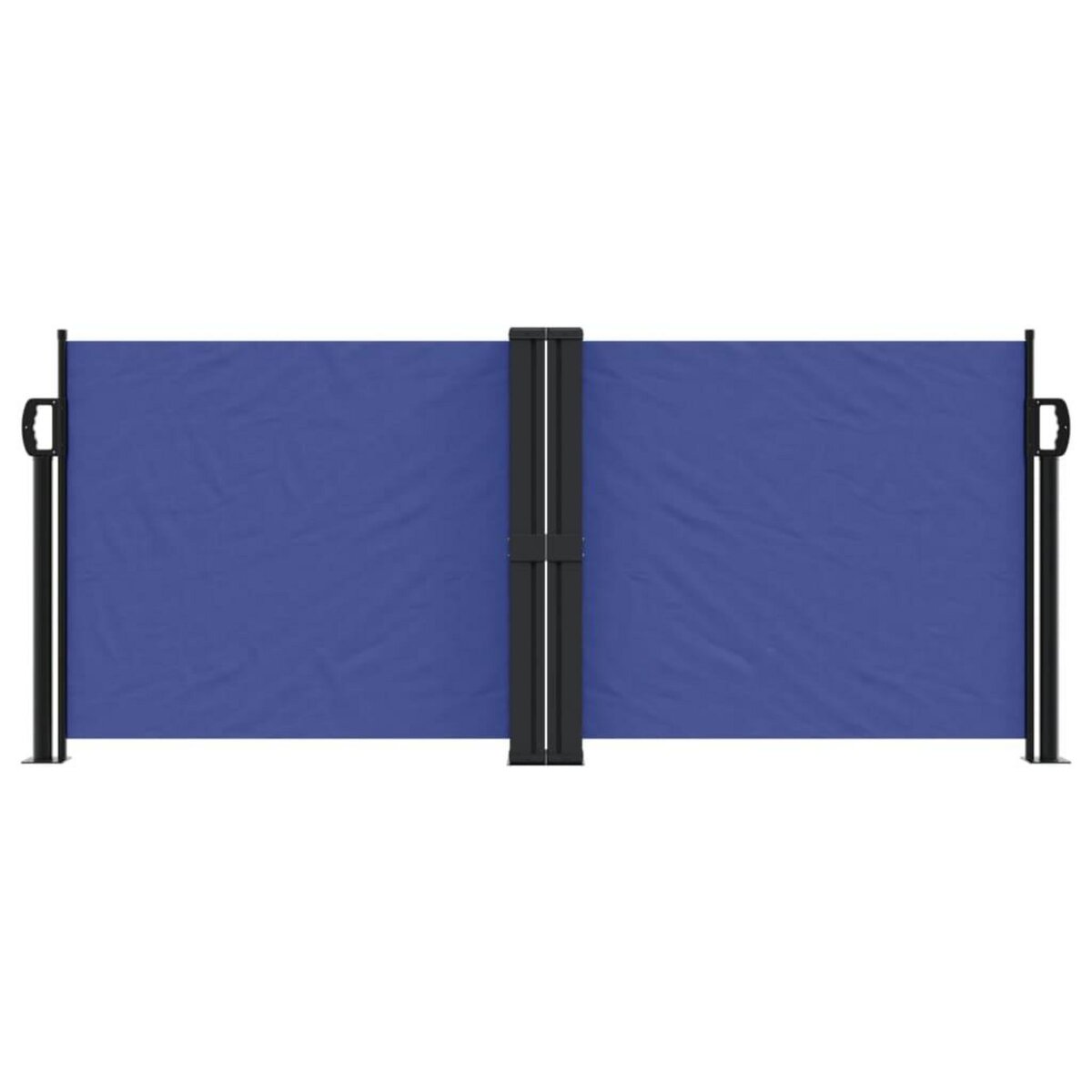VIDAXL Auvent lateral retractable bleu 100x1000 cm