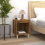Voir la diapositive 3 : VIDAXL Tables de chevet 2 pcs Chene fume 40x35x50 cm