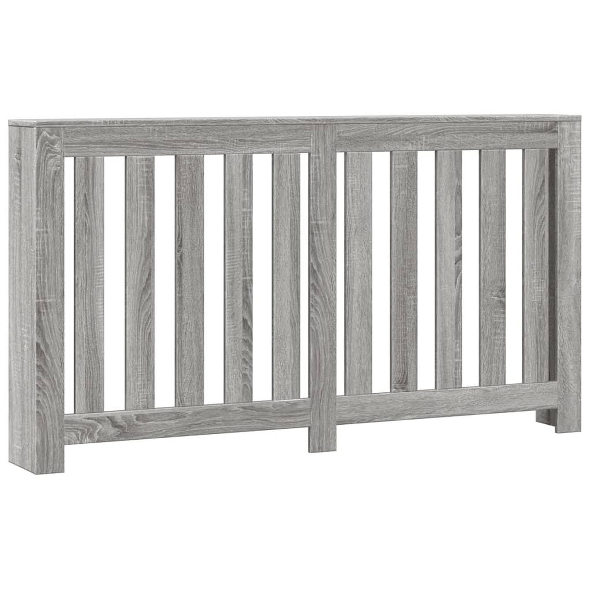 Voir la diapositive 2 : VIDAXL Cache-radiateur sonoma gris 149x20x82 cm bois d'ingenierie