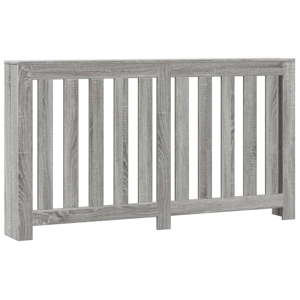 VIDAXL Cache-radiateur sonoma gris 149x20x82 cm bois d'ingenierie
