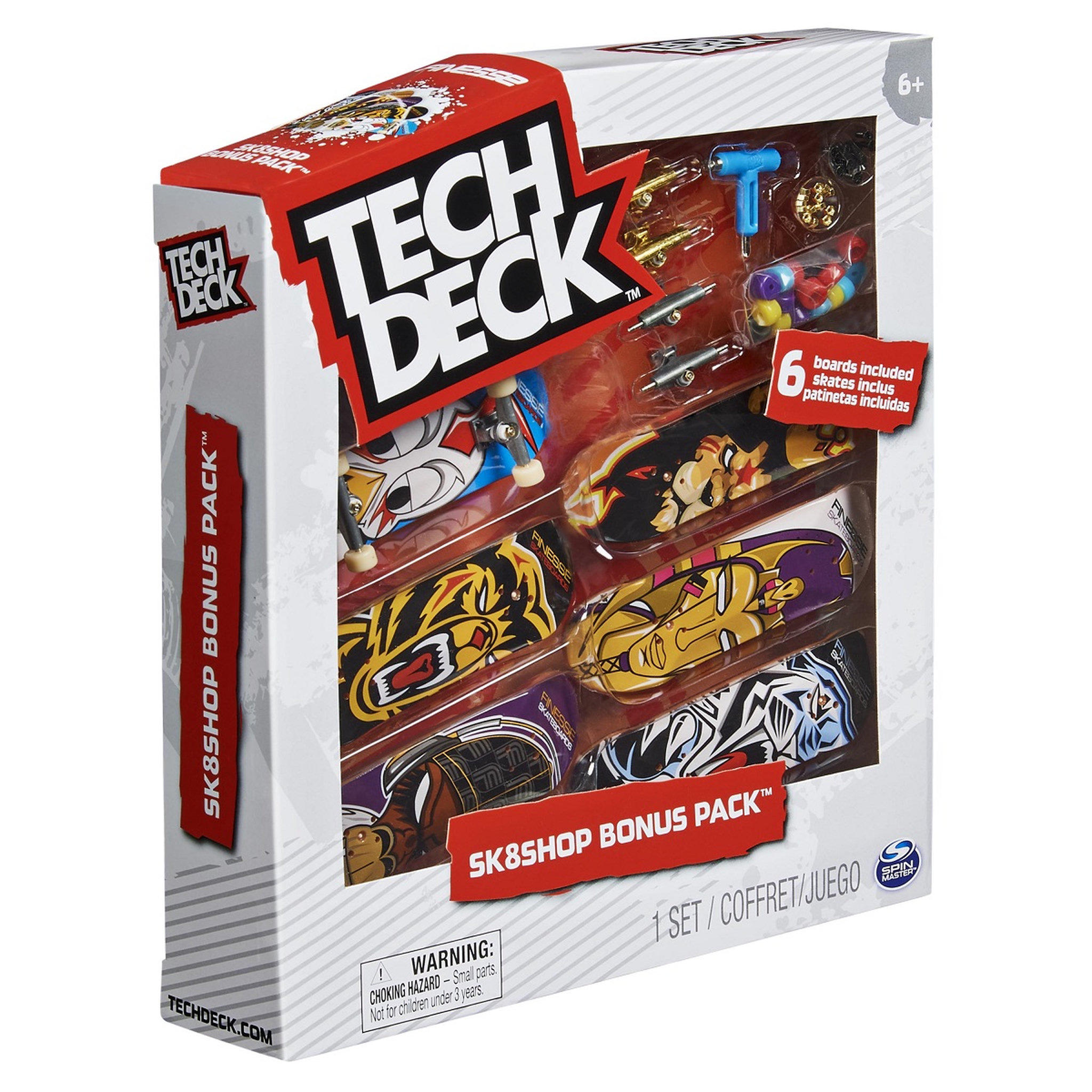 Voir la diapositive 1 : SPIN MASTER Miniature - Skate Shop bonus pack Tech deck