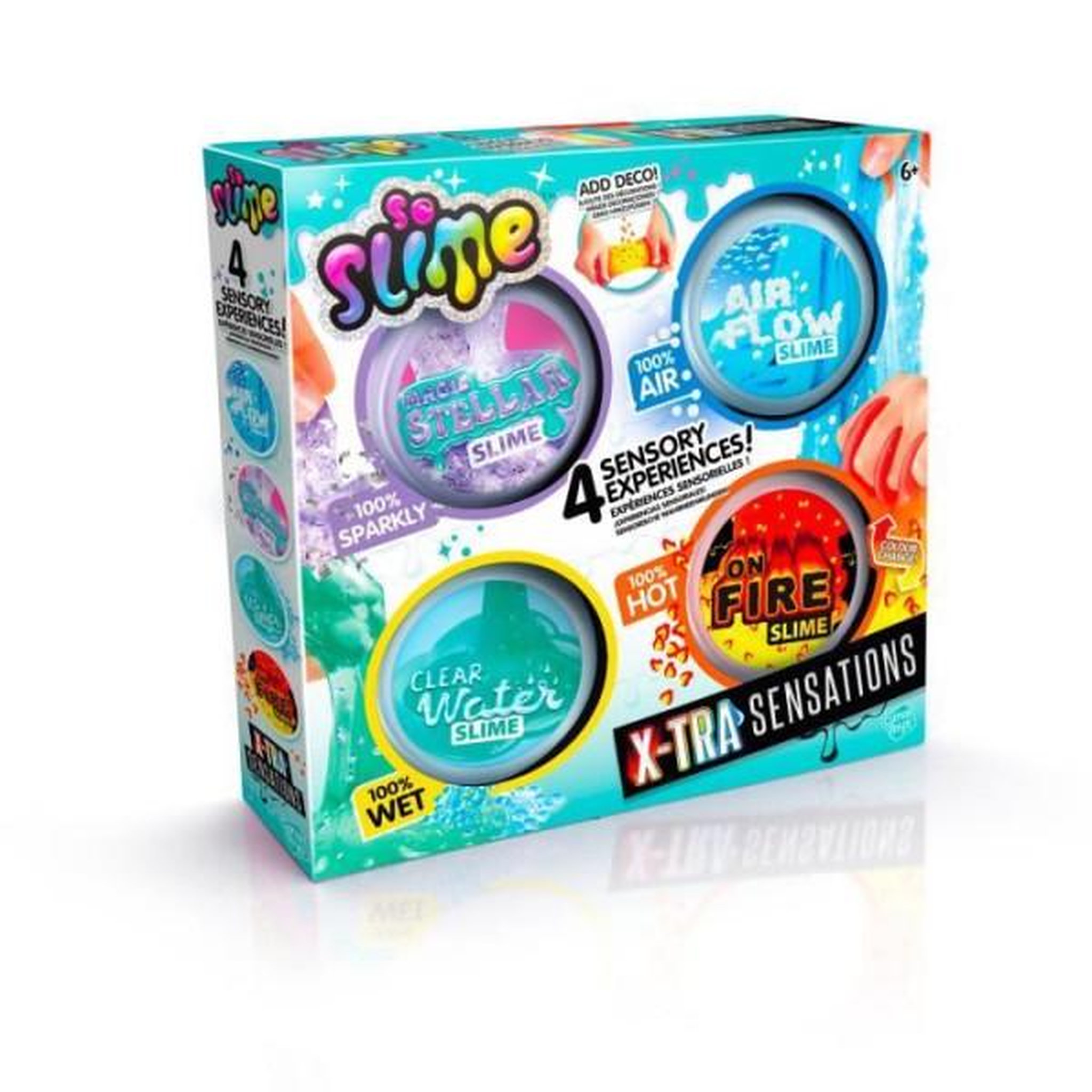 Voir la diapositive 5 : Canal Toys Canal toys - so slime diy - xtra sensation multipack- avec 4 slimes a sensations et décorations - ssc 308