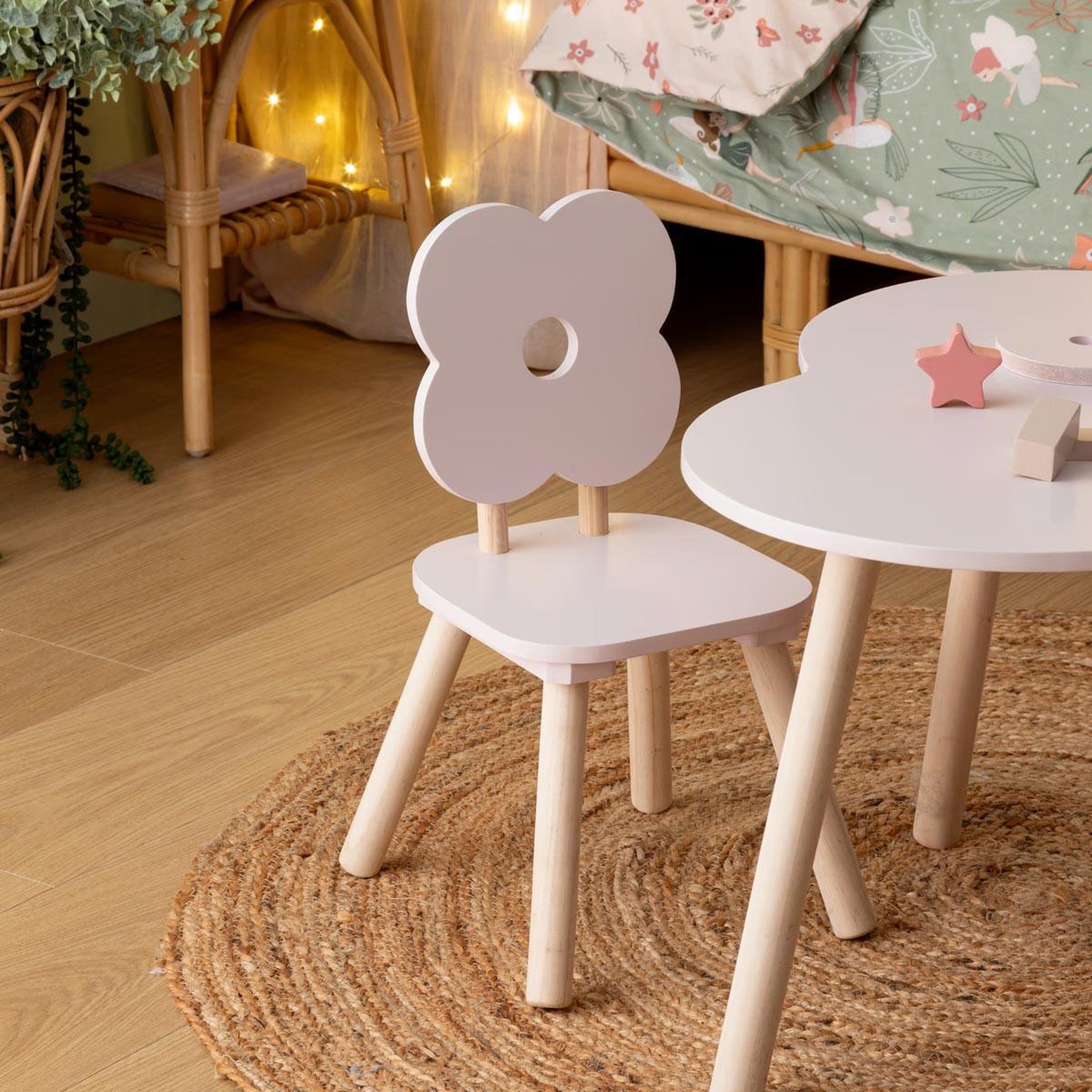 Voir la diapositive 2 : Atmosphera Kids Chaise enfant  douceur  47cm rose