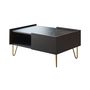 Voir la diapositive 3 : BEST MOBILIER Cali - table basse - effet marbre - 97 cm