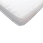 FUTURE HOME Protège-matelas absorbant en coton bonnets 15 cm. Coloris disponibles : Blanc
