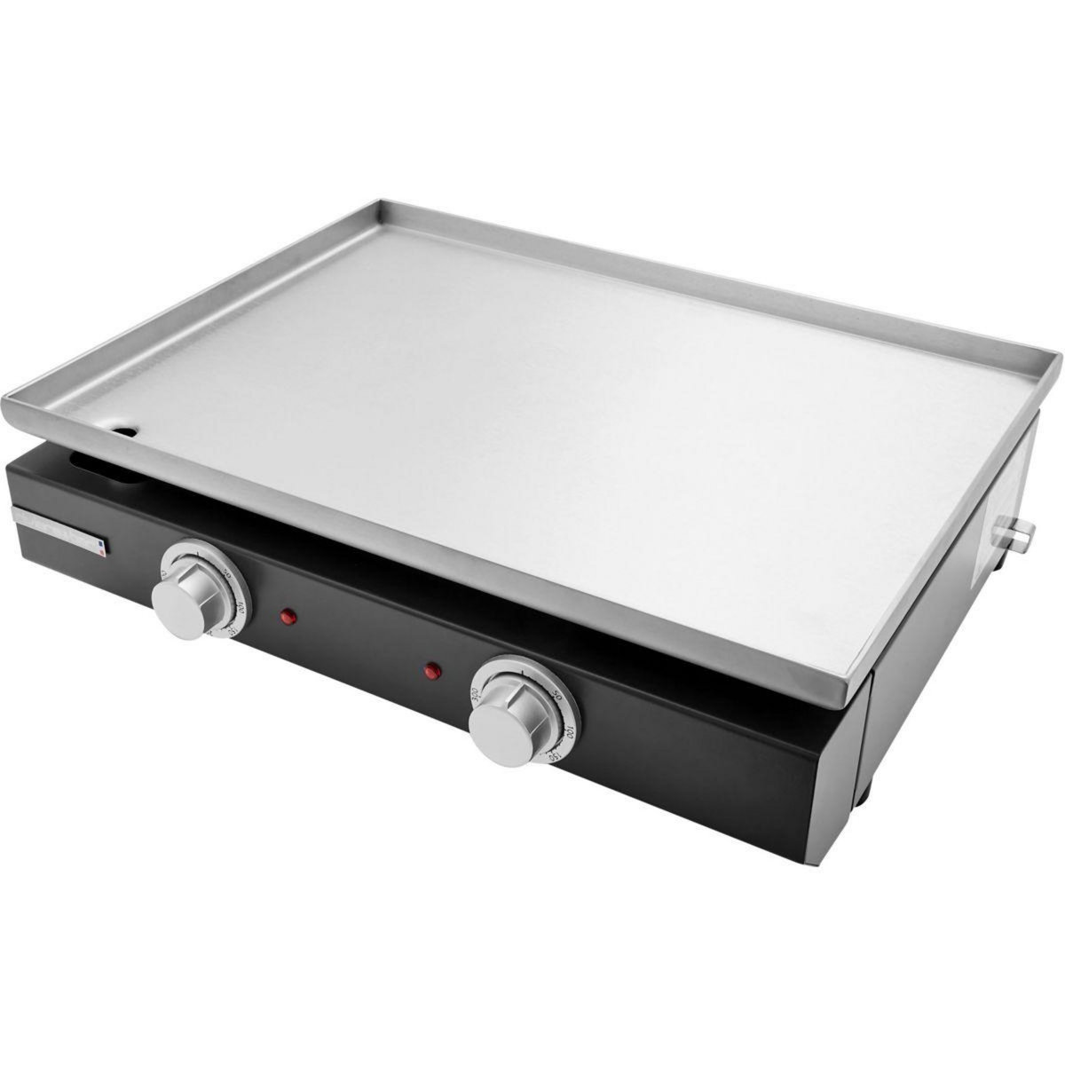 Riviera & Bar Plancha électrique QPL1230 inox 2 brûleurs à poser, 55x40 cm