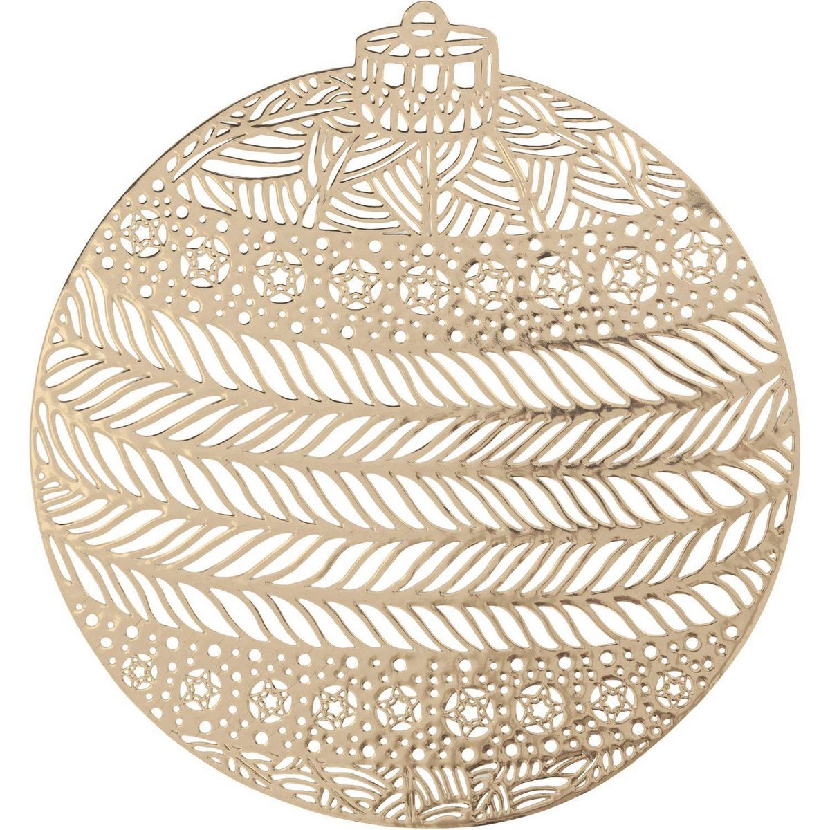 FEERIC LIGHT & CHRISTMAS Lot de 6 sets de table boule de Noël