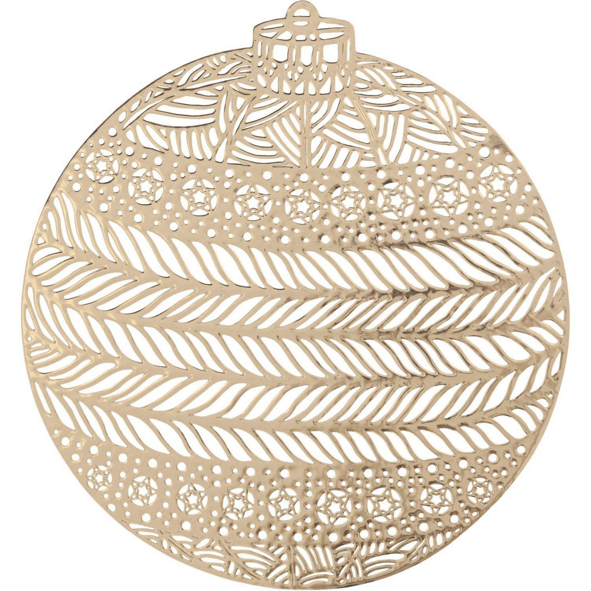 FEERIC LIGHT & CHRISTMAS Lot de 6 sets de table boule de Noël