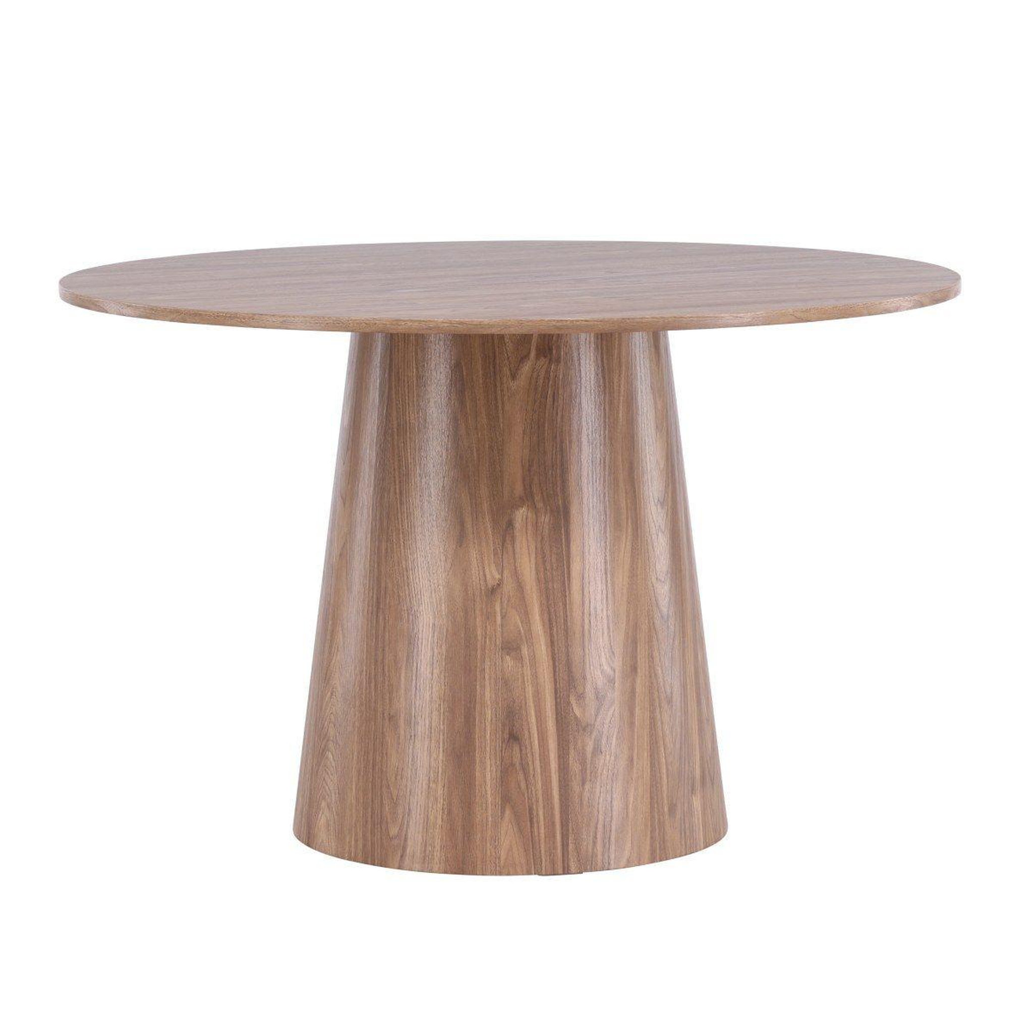 Paris Prix Table à manger ronde  lanzo  120 cm marron