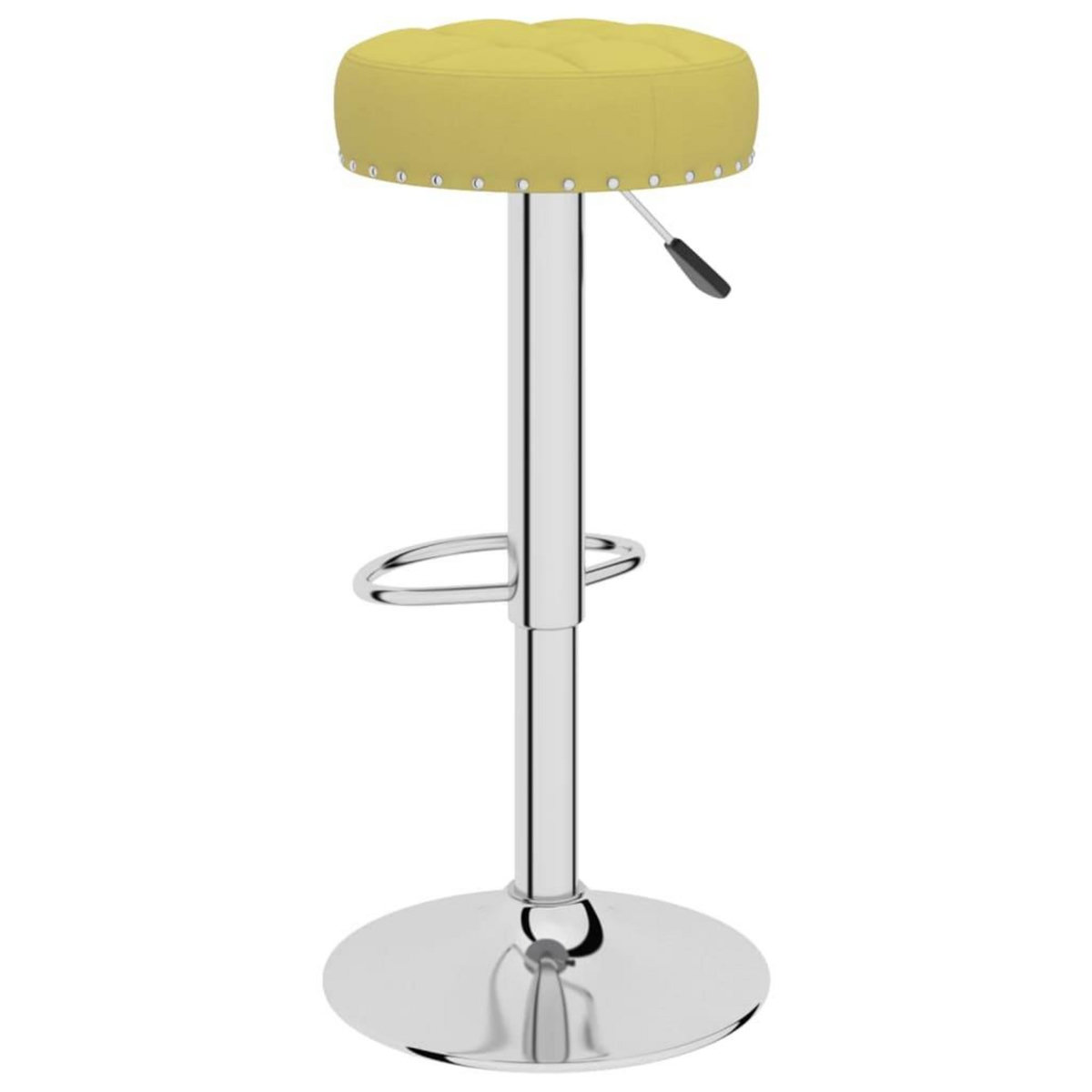 VIDAXL Tabourets de bar lot de 2 vert tissu