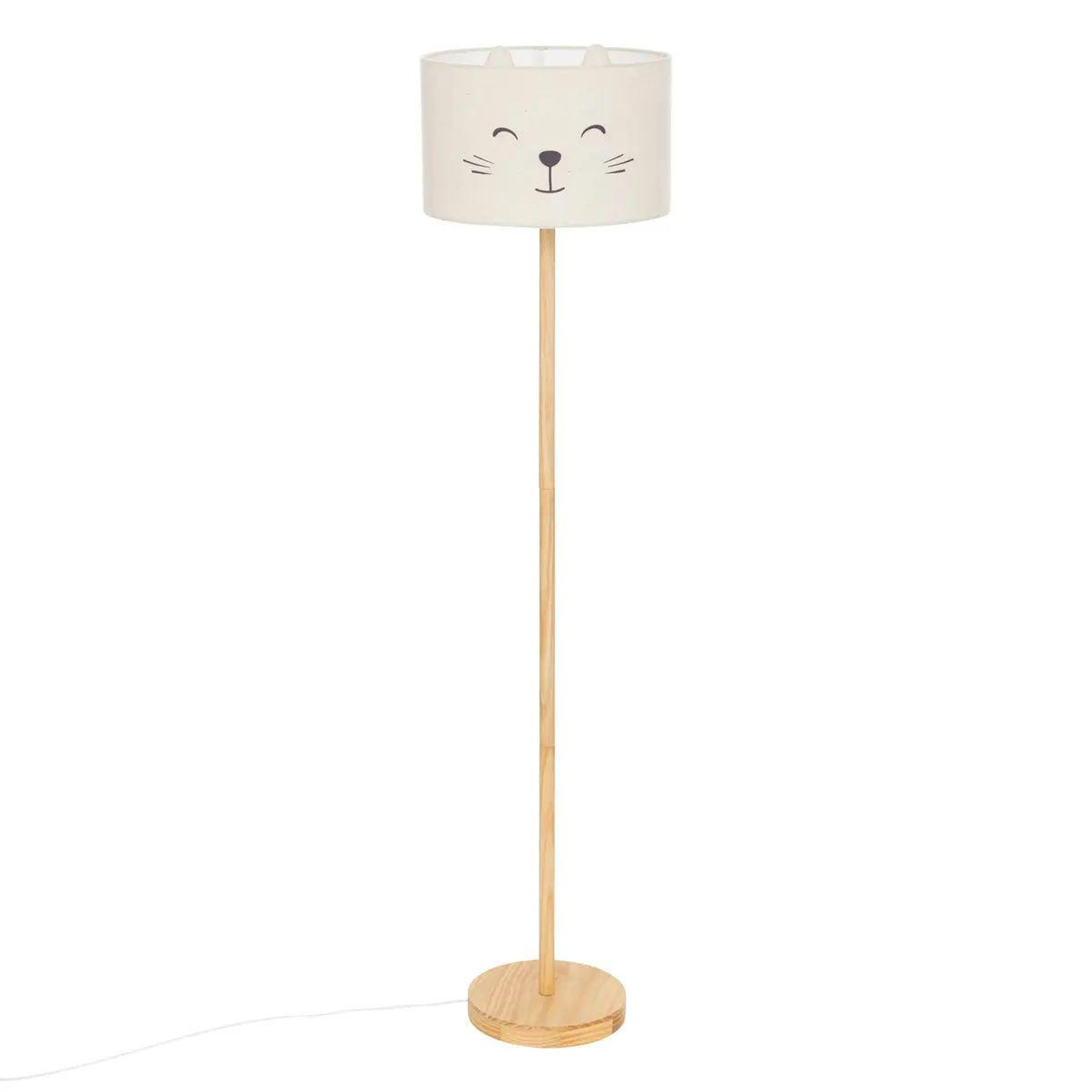 Atmosphera Kids Lampadaire enfant chat  félix  152cm blanc