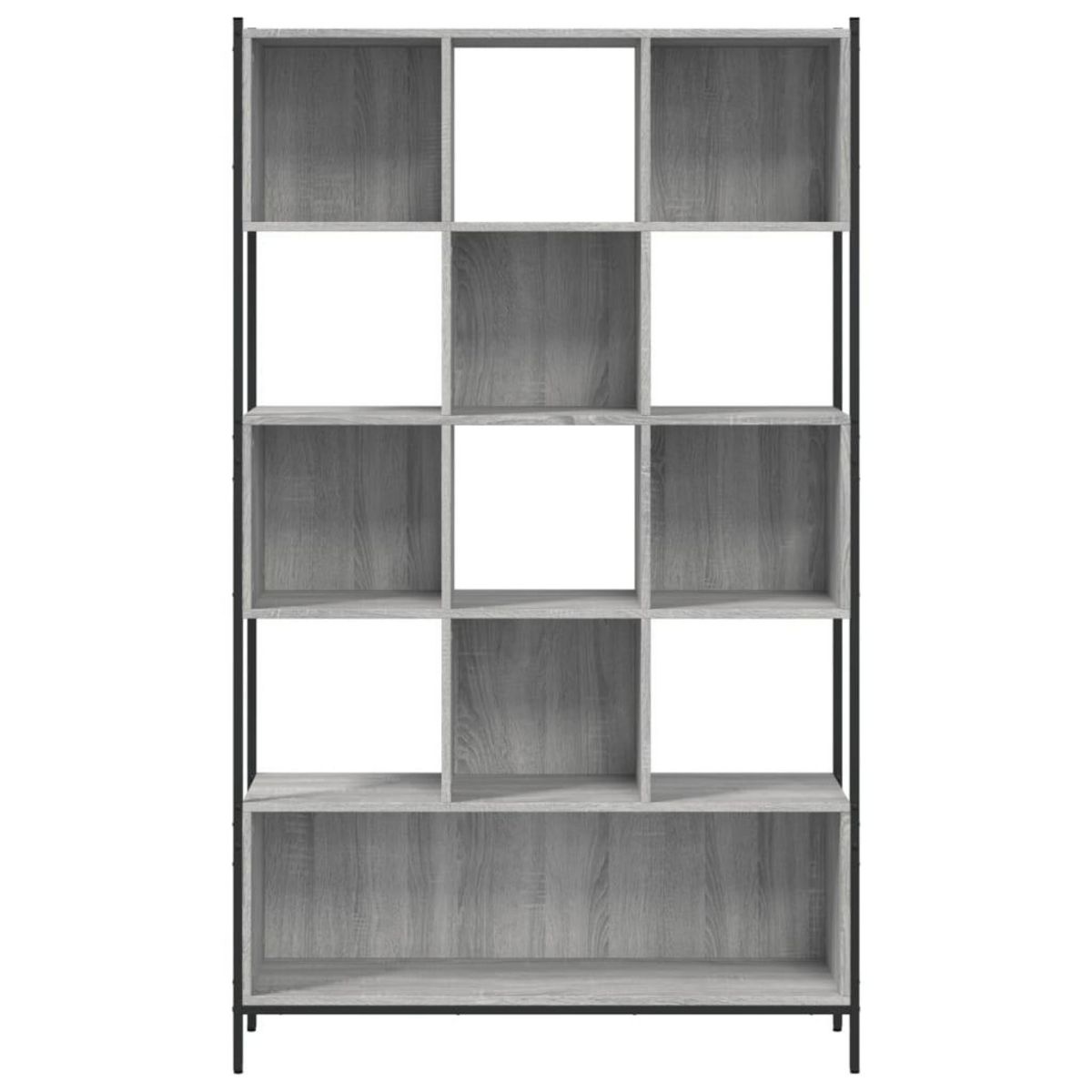 VIDAXL Bibliotheque sonoma gris 102x28x172 cm bois d'ingenierie