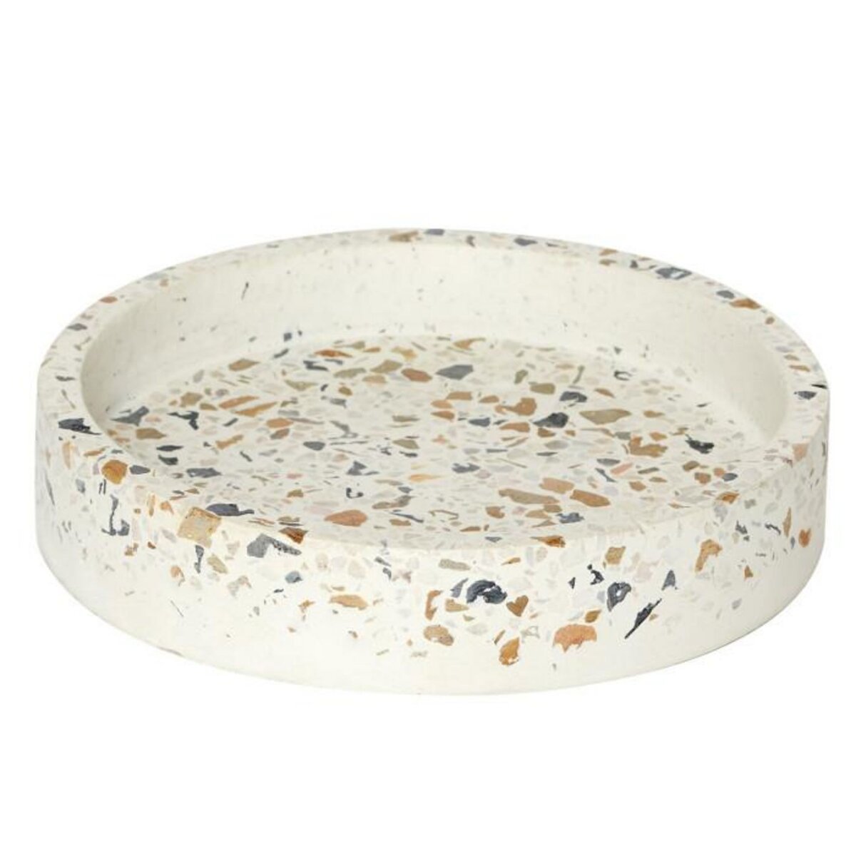 Paris Prix Vide-Poche & Serre-Livres  Terrazzo  14cm Blanc