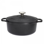 Chasseur Cocotte ronde en fonte émaillée 10cm noir sublime - puc471001