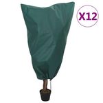 VIDAXL Housses de protection pour plantes avec cordon de serrage 12pcs