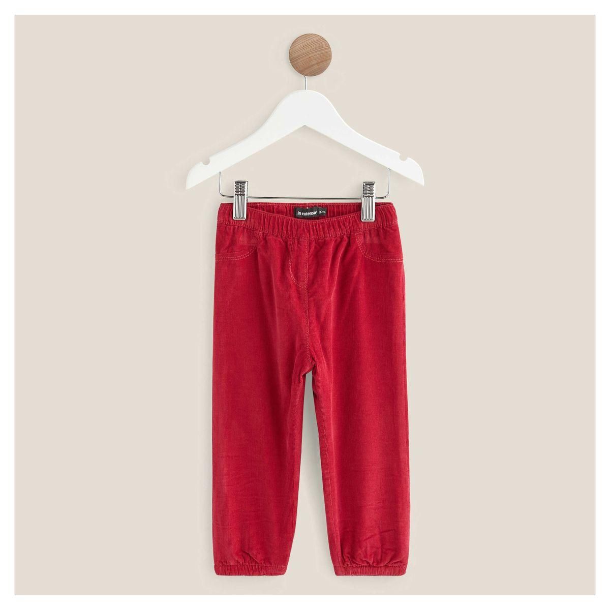 IN EXTENSO Pantalon velours bébé fille