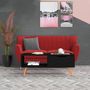 Voir la diapositive 1 : VIDAXL Table basse Noir 100x49,5x43 cm Bois d'ingenierie