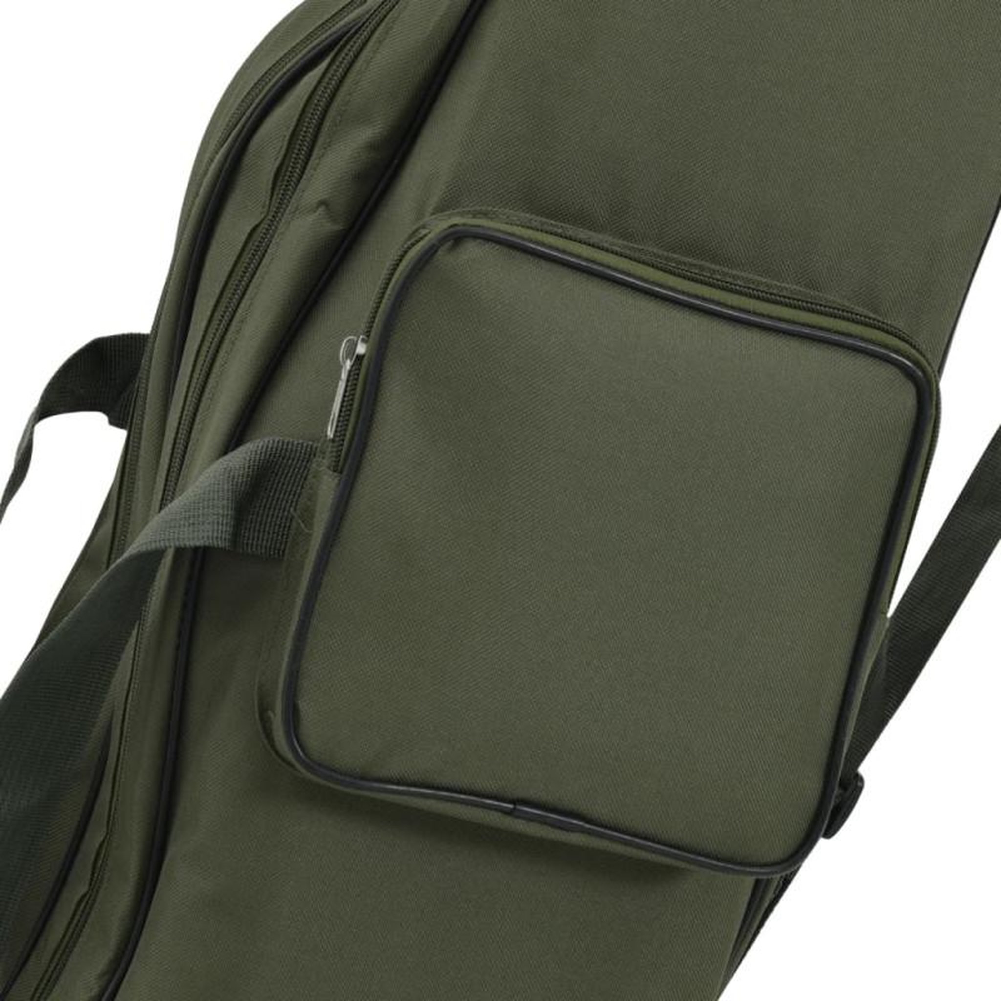 Voir la diapositive 4 : VIDAXL Sac de canne à pêche vert foncé 150 cm tissu oxford