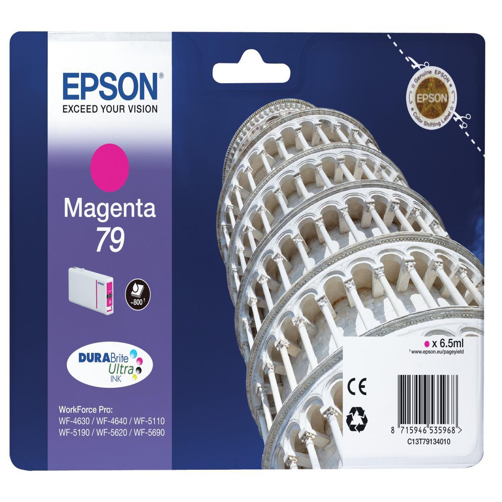 Epson Epson tower of pisa 79 cartouche d'encre 1 pièce(s) original rendement standard