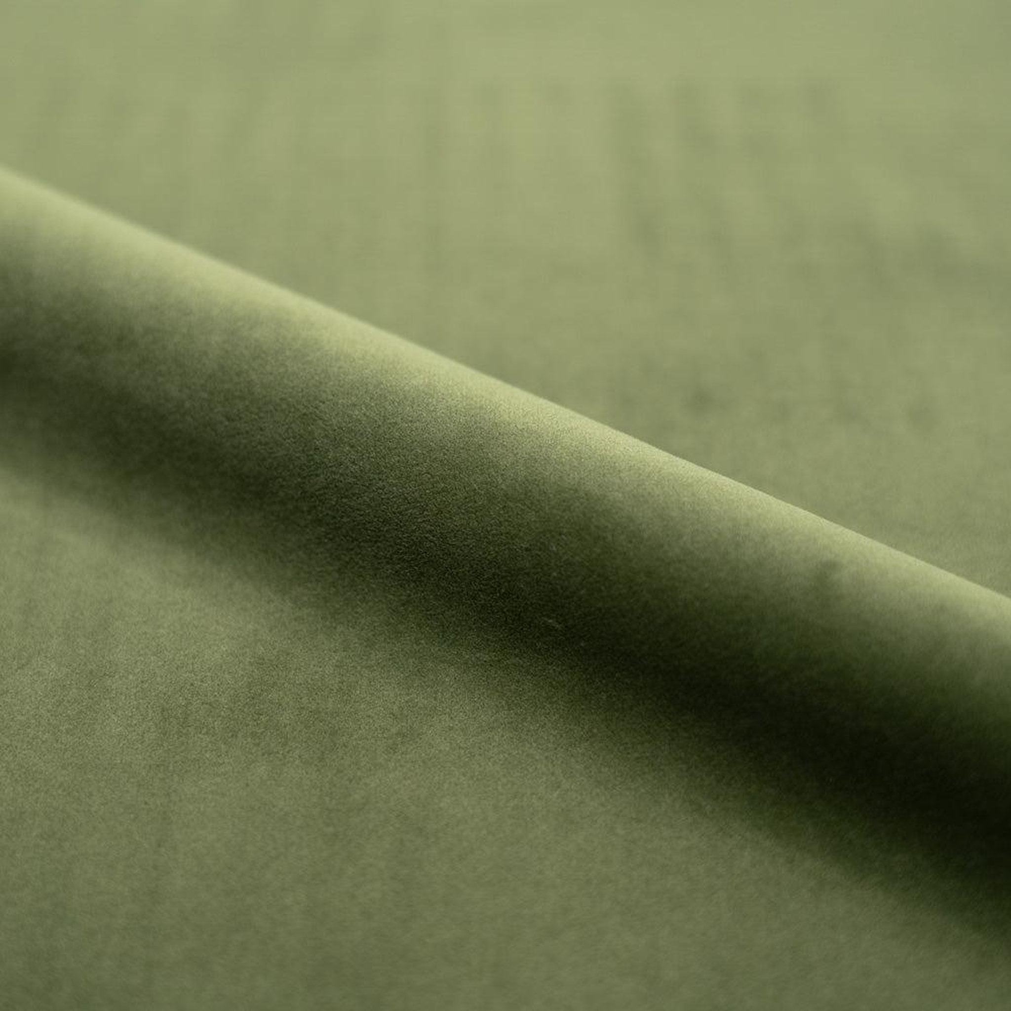 Voir la diapositive 3 : MAISON PAVANE Fauteuil pivotant en velours vert olive foncé-ysé