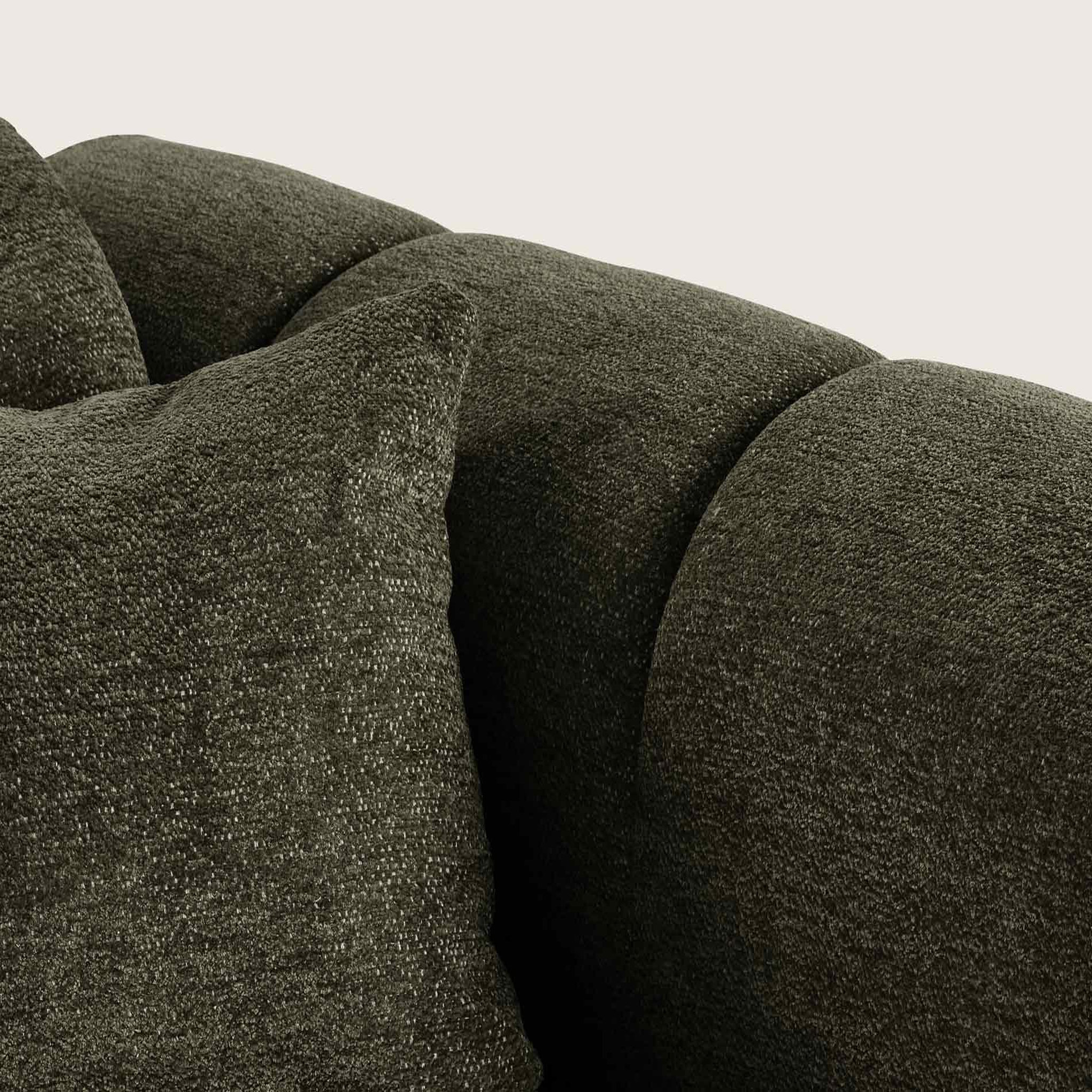 Voir la diapositive 4 : BEST MOBILIER Mini ray - canapé d'angle gauche 4 places en tissu texturé