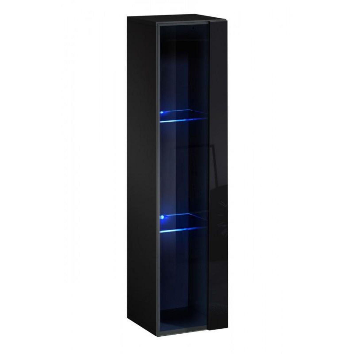 Paris Prix Vitrine Murale LED  Switch  120cm Noir